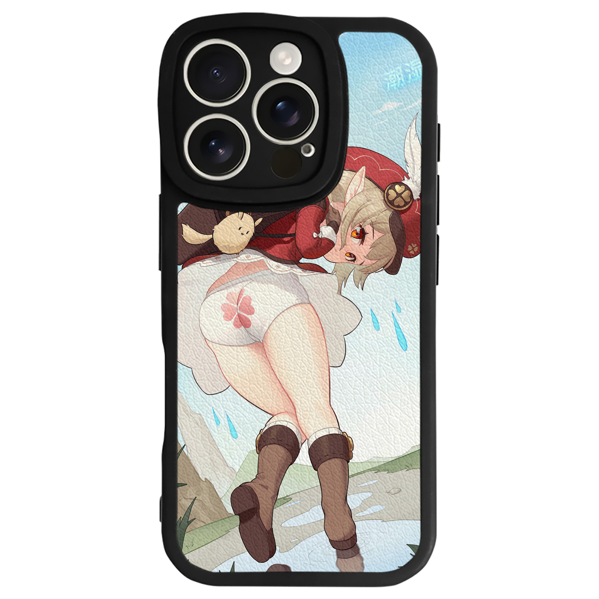 げんし神 genshin 【iPhone 16シリーズ対応】シリコンスマホケース（レザー調） 材質：シリコン